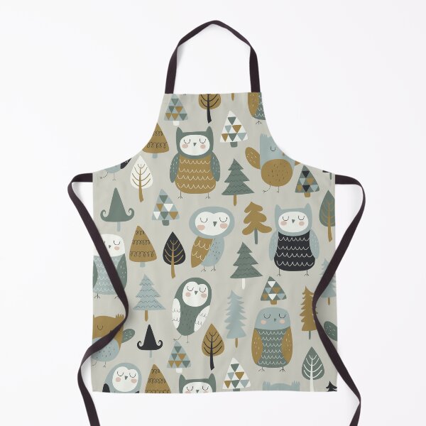 Item preview, Cute owls and trees in cartoon designed and sold by Mnightsa.