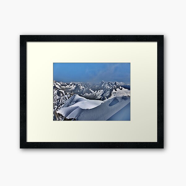 Mont Blanc. Framed Art Print