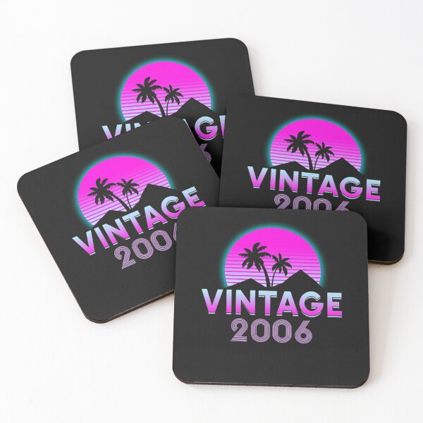 Item preview, Retrowave Vintage 2006 Birthday Gift Idea T-Shirt designed and sold by AlanWhitefoot.