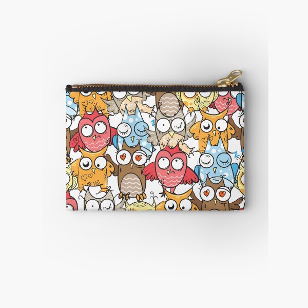 Item preview, Cartoon owls on white designed and sold by Mnightsa.
