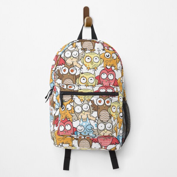 Item preview, Cartoon owls on white designed and sold by Mnightsa.