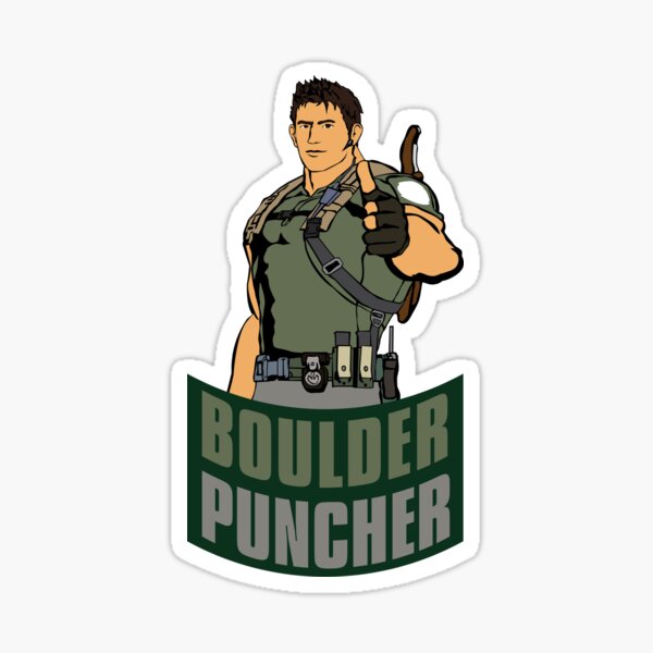 Chris BOULDER PUNCHER Redfield Sticker