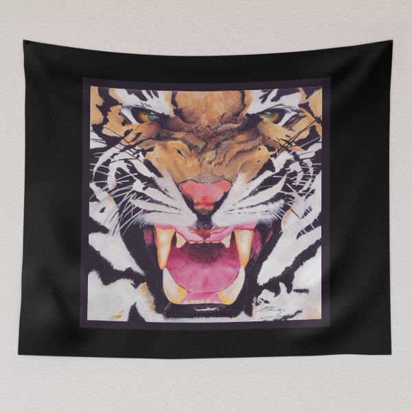 Item preview, Snarling Tiger designed and sold by melkfineart.