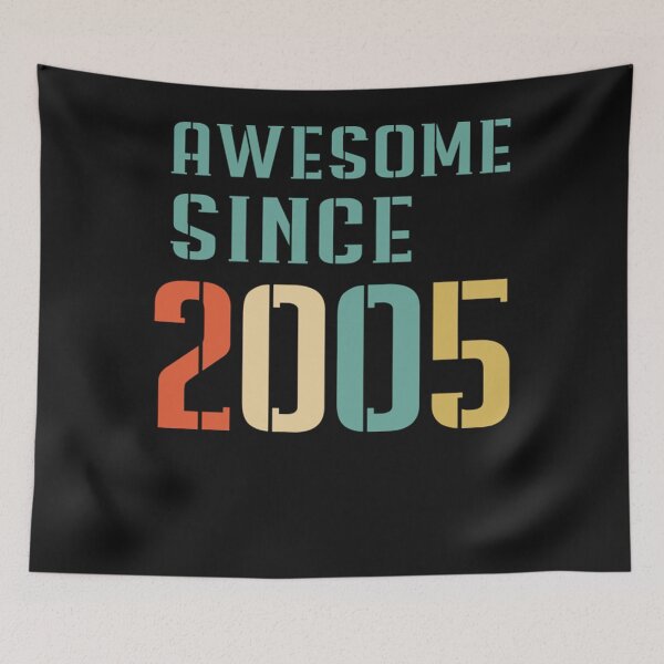 Item preview, Awesome Since 2005 T-Shirt designed and sold by CathyBabson.