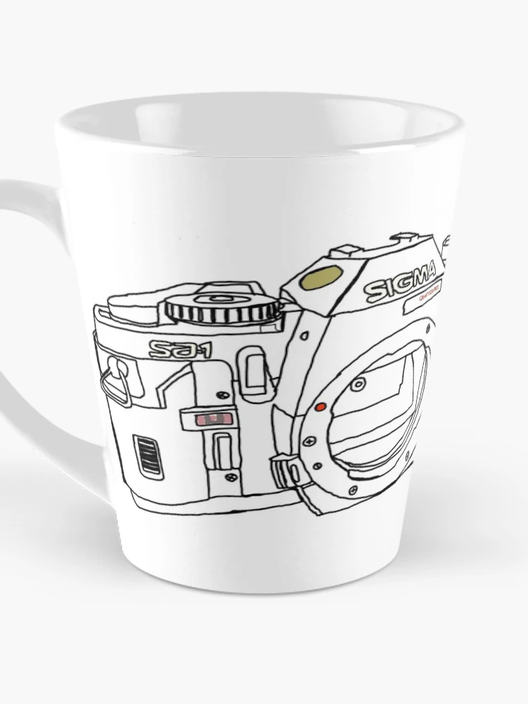Thumbnail 3 of 4, Coffee Mug, Wire Frame Sigma camera designed and sold by PyroPython.