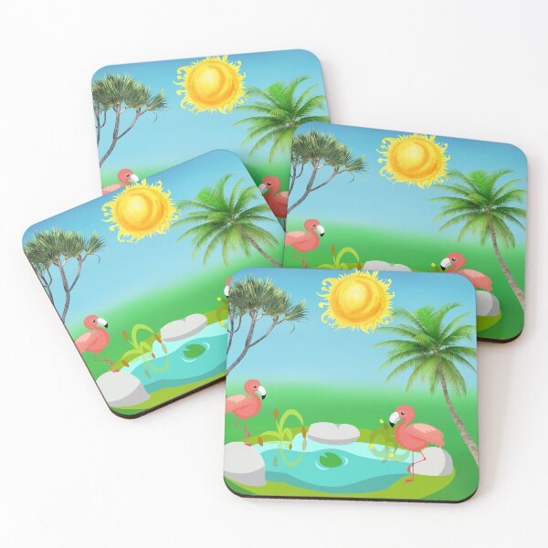Item preview, tropical landscape designed and sold by creativiteemom.