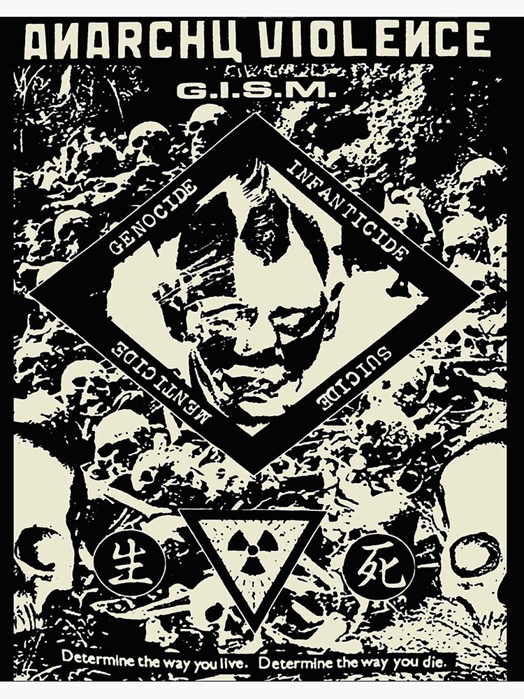 Gism - Anarchy Violence | Art Board Print