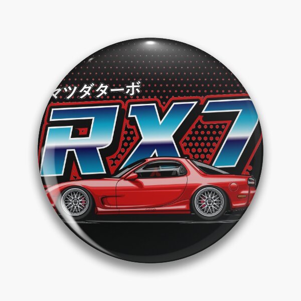 Item preview, RX7 FD Retro Style (Burning Red) designed and sold by JioojiProject.