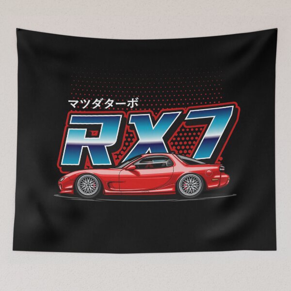 Item preview, RX7 FD Retro Style (Burning Red) designed and sold by JioojiProject.
