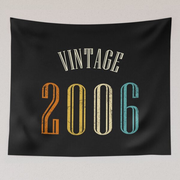 Item preview, Vintage born in 2006 birth year gift T-Shirt  designed and sold by AlanWhitefoot.