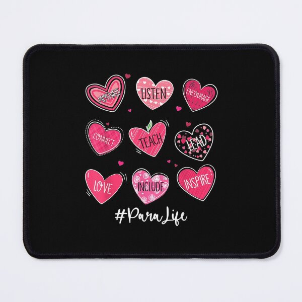 Item preview, Funny Hearts Teach Love Inspire Para Life Valentines designed and sold by Andreberube.