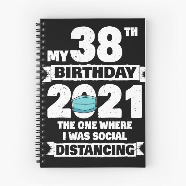 Item preview,  My 38th Birthday 2021 The One Where I Was Social Distancing  designed and sold by GlennEPhillips.