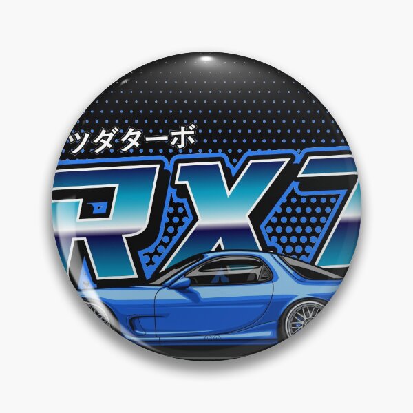 Item preview, RX7 FD Retro Style (Racing Blue) designed and sold by JioojiProject.