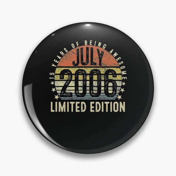 Item preview, Vintage July 2006 Classic 15 years old 15h birthday T-Shirt designed and sold by ChristineRobins.