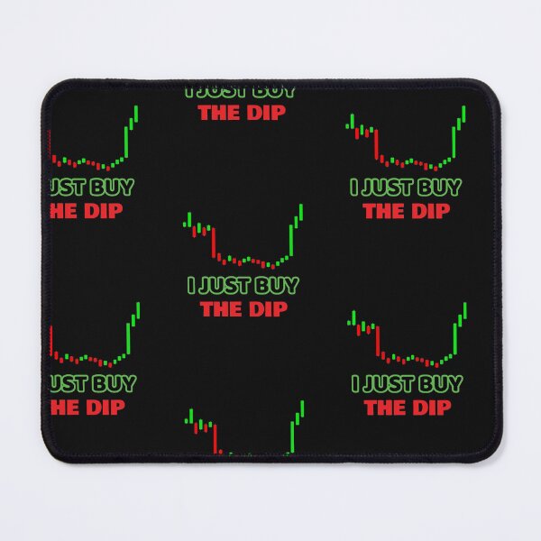 Item preview, I just Buy the Dip Cryptocurrency Design designed and sold by mkzmerch.