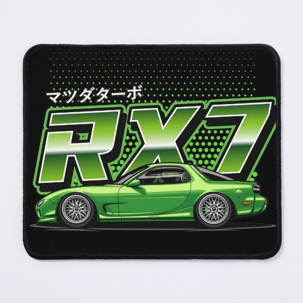 Item preview, RX7 FD Retro Style (Lime Green) designed and sold by JioojiProject.