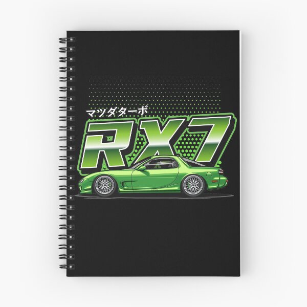 Item preview, RX7 FD Retro Style (Lime Green) designed and sold by JioojiProject.