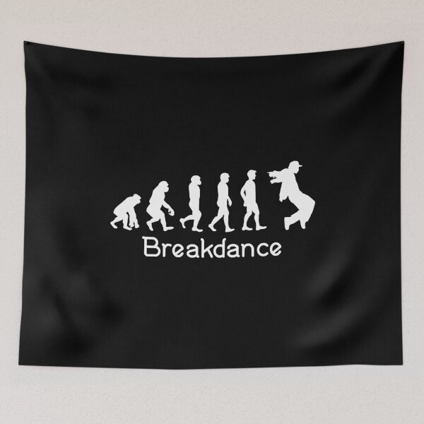 Item preview, Breakdance Breakdancing Break-dancer Funny Evolution designed and sold by CuteDesigns1.