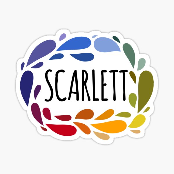 scarlett-names-for-wife-daughter-and-girl-sticker-for-sale-by