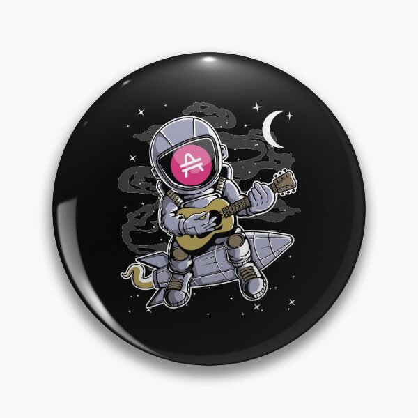 Item preview, Astronaut Guitar AMP Coin To The Moon Crypto Token Cryptocurrency Blockchain Wallet HODL designed and sold by AdamRoberts90.