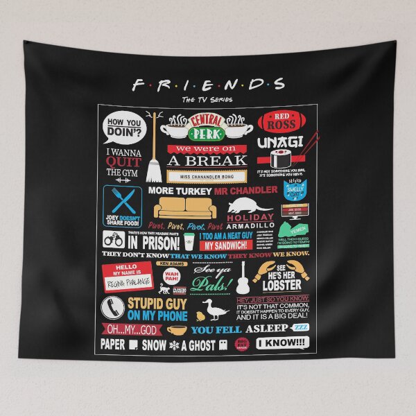 Item preview, Friends Quotes Classic T-Shirt.png designed and sold by KRISTINABYRD.