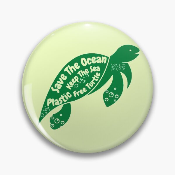 Item preview, Save The Ocean Keep the Sea Plastic Free - Turtle designed and sold by mewsis.