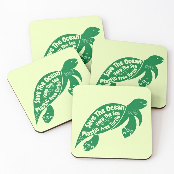 Item preview, Save The Ocean Keep the Sea Plastic Free - Turtle designed and sold by mewsis.