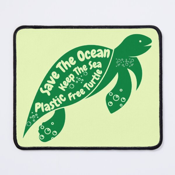 Item preview, Save The Ocean Keep the Sea Plastic Free - Turtle designed and sold by mewsis.