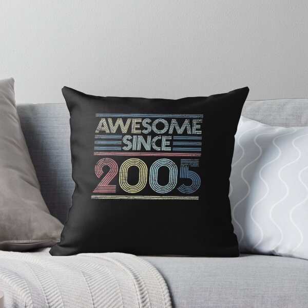 Item preview, Vintage 16th Birthday Gifts - Awesome Since 2005 T-Shirt designed and sold by CathyBabson.