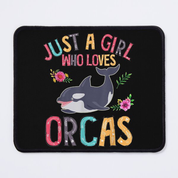 Item preview, Just A Girl Who Loves Orcas Cute Killer Whales designed and sold by spherevilla.