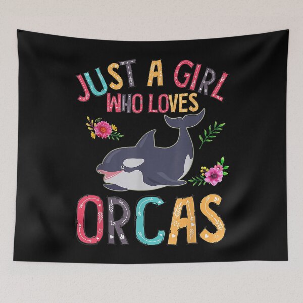 Item preview, Just A Girl Who Loves Orcas Cute Killer Whales designed and sold by spherevilla.