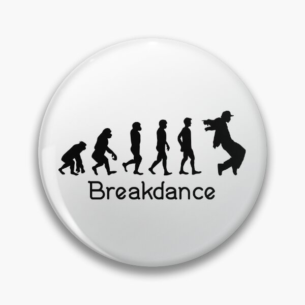 Item preview, Breakdance Breakdancing Break-dancer Funny Evolution designed and sold by CuteDesigns1.