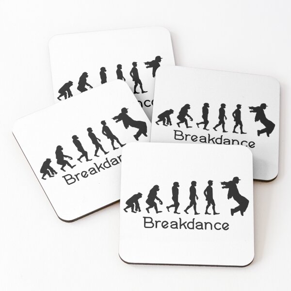 Item preview, Breakdance Breakdancing Break-dancer Funny Evolution designed and sold by CuteDesigns1.