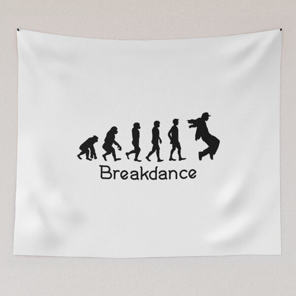 Item preview, Breakdance Breakdancing Break-dancer Funny Evolution designed and sold by CuteDesigns1.