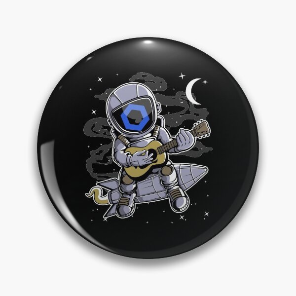 Item preview, Astronaut Guitar Chainlink LINK Coin To The Moon Crypto Token Cryptocurrency Blockchain Wallet HODL designed and sold by AdamRoberts90.