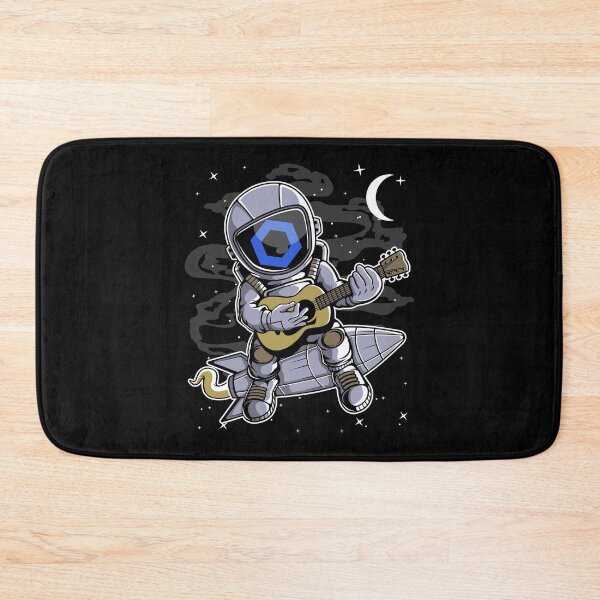 Item preview, Astronaut Guitar Chainlink LINK Coin To The Moon Crypto Token Cryptocurrency Blockchain Wallet HODL designed and sold by AdamRoberts90.