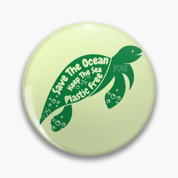 Item preview, The Ocean Keep the Sea Plastic Free - Turtle designed and sold by mewsis.