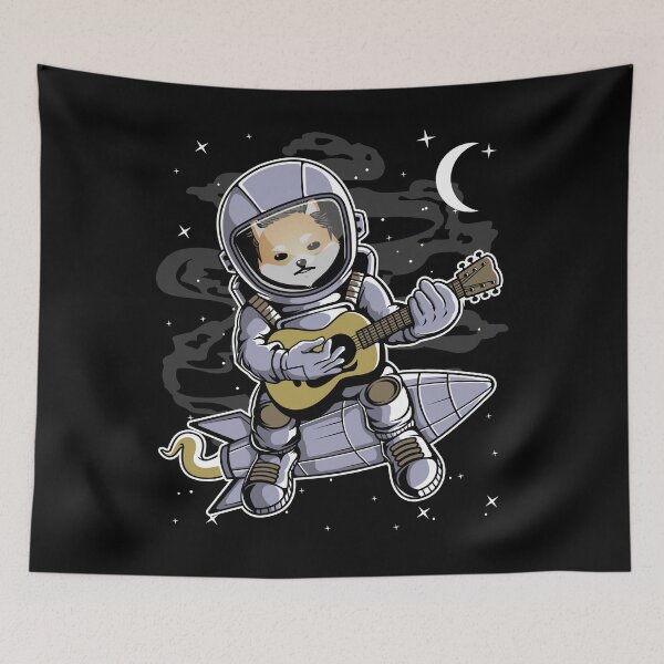 Item preview, Astronaut Guitar Dogelon Mars ELON Coin To The Moon Crypto Token Cryptocurrency Blockchain Wallet HODL designed and sold by AdamRoberts90.