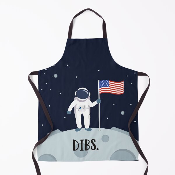 Item preview, USA Astronaut On The Moon Calling Dibs designed and sold by ZestyFruit.