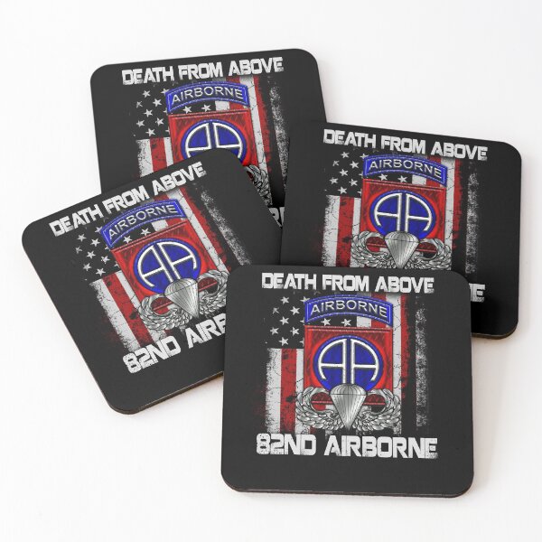 Item preview, Death From Above 82nd Airborne Division Paratrooper Flag Sweatshirt designed and sold by scarletsaman.