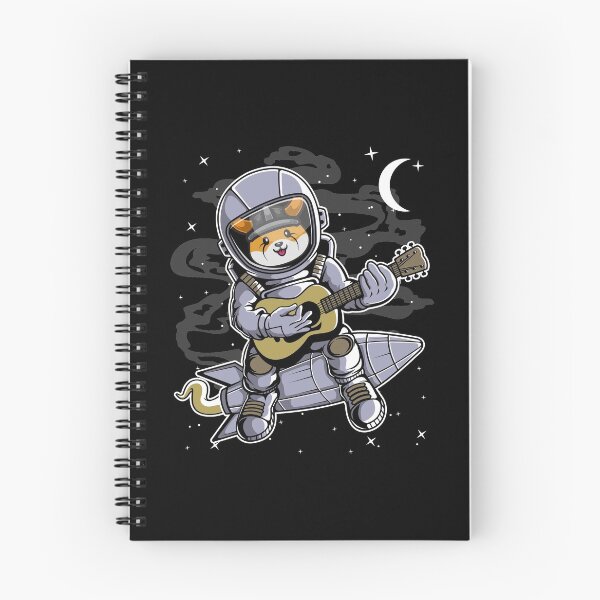 Item preview, Astronaut Guitar Floki Inu Coin To The Moon Crypto Token Cryptocurrency Blockchain Wallet HODL designed and sold by AdamRoberts90.