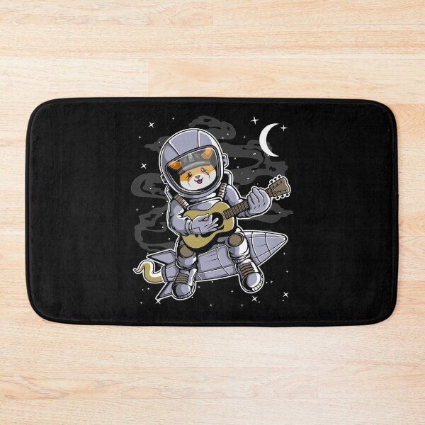 Item preview, Astronaut Guitar Floki Inu Coin To The Moon Crypto Token Cryptocurrency Blockchain Wallet HODL designed and sold by AdamRoberts90.