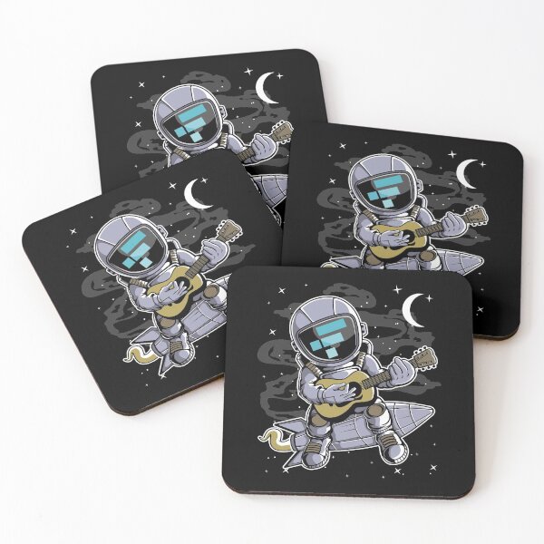 Item preview, Astronaut Guitar FTX Coin To The Moon Crypto Token Cryptocurrency Blockchain Wallet HODL designed and sold by AdamRoberts90.