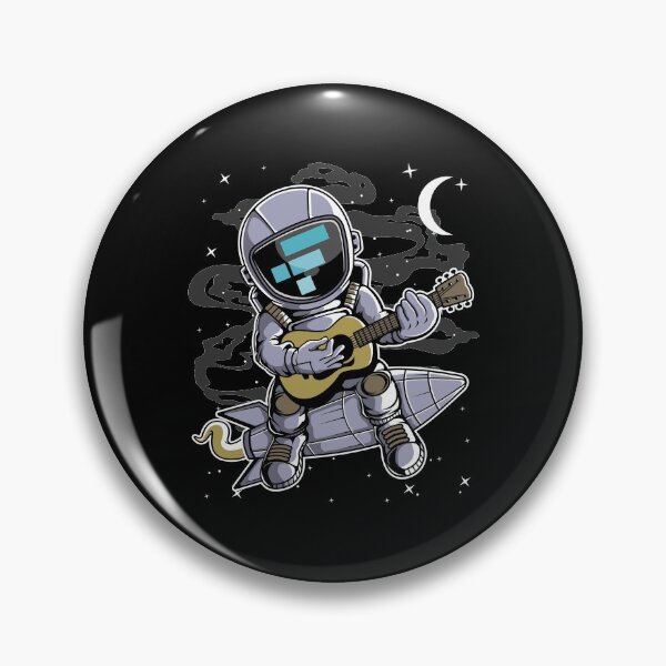 Item preview, Astronaut Guitar FTX Coin To The Moon Crypto Token Cryptocurrency Blockchain Wallet HODL designed and sold by AdamRoberts90.