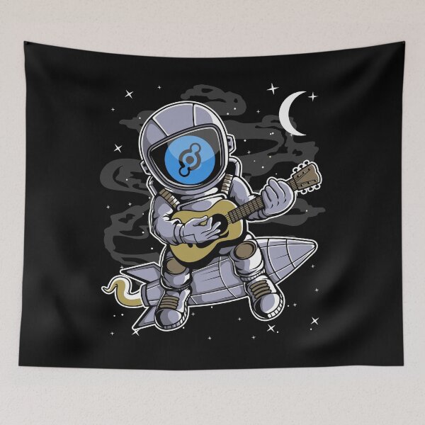 Item preview, Astronaut Guitar Helium HNT Coin To The Moon Crypto Token Cryptocurrency Blockchain Wallet HODL designed and sold by AdamRoberts90.
