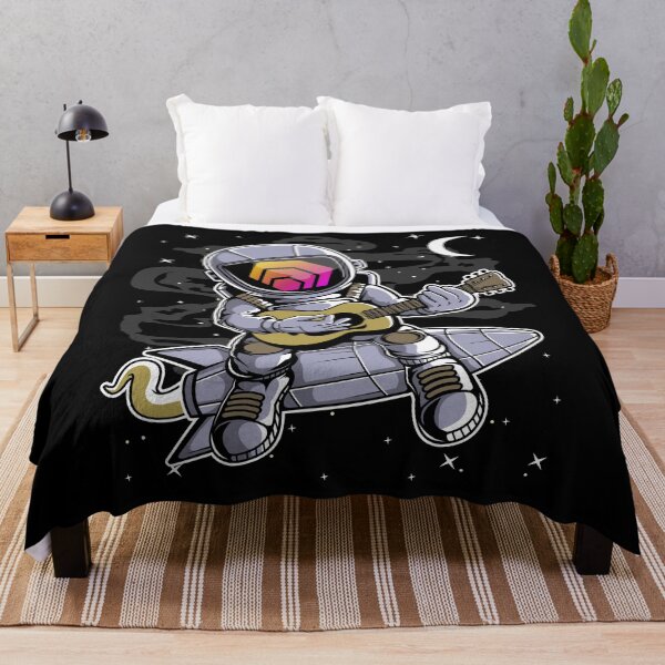 Item preview, Astronauta Guitarra HEX Coin To The Moon Crypto Token Criptomoneda Blockchain Cartera HODL designed and sold by AdamRoberts90.