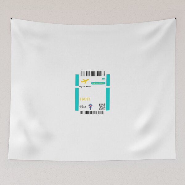 Item preview, Plane ticket haiti designed and sold by Stephie187.