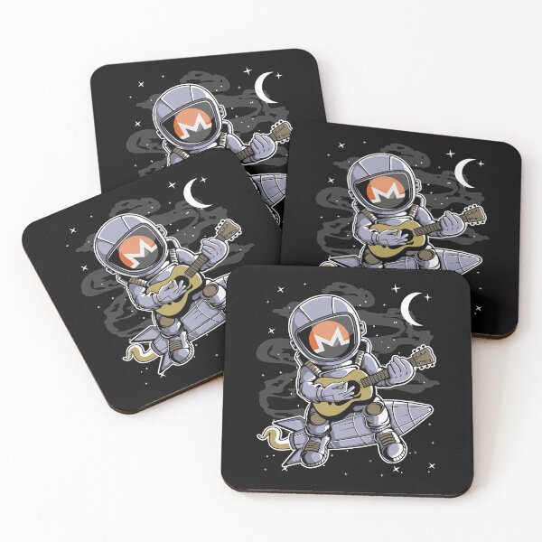 Item preview, Astronaut Guitar Monero XMR Coin To The Moon Crypto Token Cryptocurrency Blockchain Wallet HODL designed and sold by AdamRoberts90.