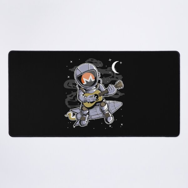 Item preview, Astronaut Guitar Monero XMR Coin To The Moon Crypto Token Cryptocurrency Blockchain Wallet HODL designed and sold by AdamRoberts90.