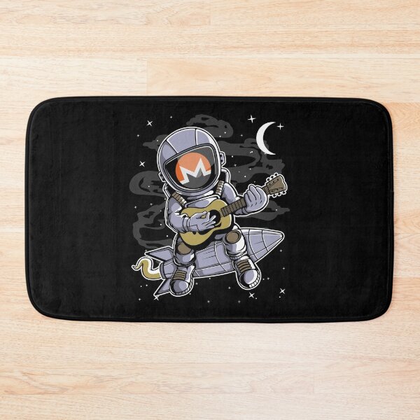 Item preview, Astronaut Guitar Monero XMR Coin To The Moon Crypto Token Cryptocurrency Blockchain Wallet HODL designed and sold by AdamRoberts90.